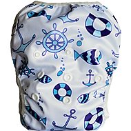 GaGa's diaper swimsuit Anchors blue - Swim Nappies