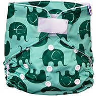 GaGa's All in One Fabric Diaper Elephant Velcro - Nappies