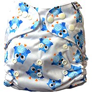 GaGa's Fabric diaper All in One Owl white - Nappies