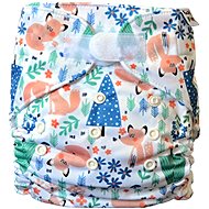 GaGa's Cloth diaper All in One Fox in the forest with Velcro - Nappies