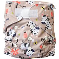 GaGa's All in One Zebra Velcro cloth diaper - Nappies