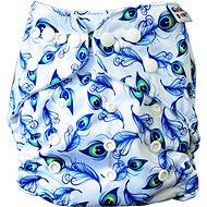 GaGa's All in One Peacock Feather Cloth Diaper - Nappies