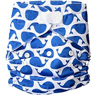 GaGa's Cloth diaper All in One Whale Velcro - Nappies