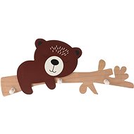 H&L Wooden children's coat rack BEAR - Children's Bedroom Decoration