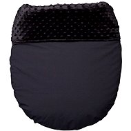 Hajan Non-fall Softshell Blanket Minky Black - Footmuff