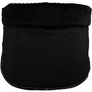 Hajan Softshell Minky Black with Reflex double - Footmuff