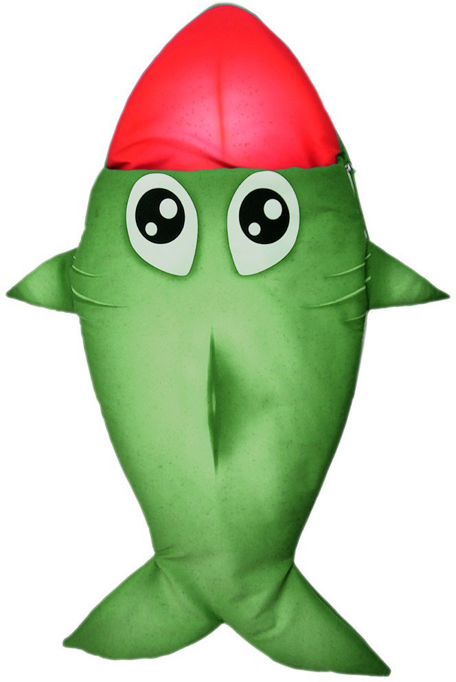 IMPAR Shark sleeping bag - green - Children's Sleeping Bag