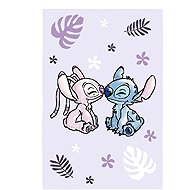 Jerry Fabrics Baby fleece blanket Lilo and Stitch Purple 100 × 150 cm - Blanket