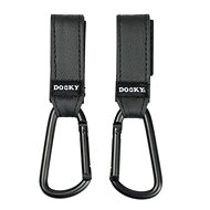 Dooky Buggy Hook Hooks small 2 pcs black - Carabiner