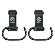 Dooky Buggy Hook Hooks large 2 pcs black - Carabiner
