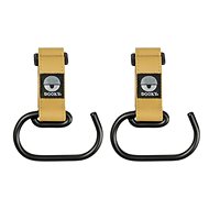 Dooky Buggy Hook Hooks large 2 pcs brown - Carabiner