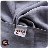 XKKO Bamboo Diapers 70 × 70 - Silver 3 pcs - Cloth Nappies