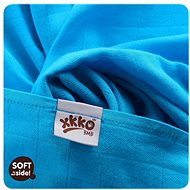 XKKO Bamboo Diapers 70 × 70 - Cyan 3 pcs - Cloth Nappies