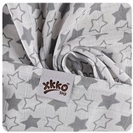 XKKO Bamboo Diapers 70 × 70 - Little Stars Silver Mix 3 pcs - Cloth Nappies