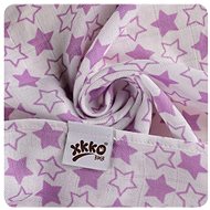 XKKO Bamboo Diapers 70 × 70 - Little Stars Lilac Mix 3 pcs - Cloth Nappies