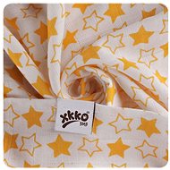 XKKO Bamboo Diapers 70 × 70 - Little Stars Orange Mix 3 pcs - Cloth Nappies