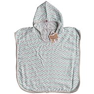 XKKO BMB Bamboo Muslin Poncho Chevron Mint - Children's Bath Towel
