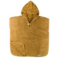 XKKO Organic cotton terry poncho Organic Honey Mustard (1,5 - 4 years) - Children's Bath Towel