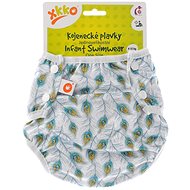 XKKO Peacock Feathers One Size Infant Swimwear - Swim Nappies