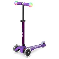 Micro Mini Deluxe Magic LED purple - Children's Scooter