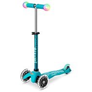 Micro Mini Deluxe Magic LED tyrkysová - Children's Scooter