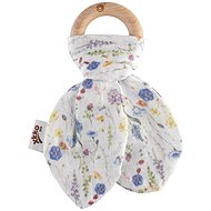 XKKO BMB Tickets Digi - Blue Wildflowers - Baby Teether