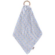 XKKO BMB bite with diaper - Chevron Baby Blue - Baby Teether