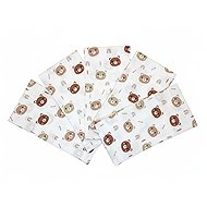 Prem International Fabric diaper 70 × 70 cm Bear Arrow (pack of 5) - Cloth Nappies