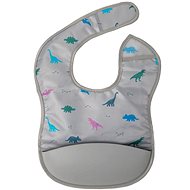 Tiny Twinkle Bib with silicone pocket Dinosaur - Bib