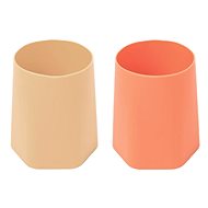 Tiny Twinkle Training Cup 2 pcs Sand/Coral - Baby cup