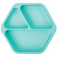 Tiny Twinkle Silikonový talířek - Mint - Children's Plate