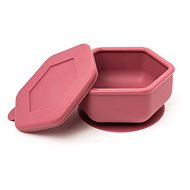 Tiny Twinkle Silikonová miska - Burgundy - Children's Bowl