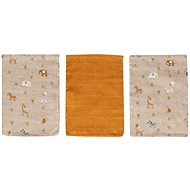 Bébé-Jou Bamboo muslin Steppe 3 pcs - Washcloth