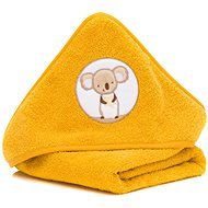 Fillikid Osuška s kapucí Koala honey 75 × 75 cm - Children's Bath Towel
