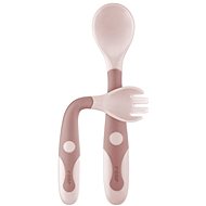 Reer Flexible children's cutlery rose - Children's Cutlery