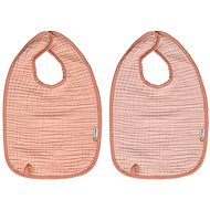Bébé-jou Bryndáčky Pure Cotton Pink 2 ks - Bib
