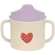 Lässig Sippy Cup PP/Cellulose Happy Rascals Heart lavender - Baby cup