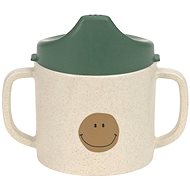 Lässig Sippy Cup PP/Cellulose Happy Rascals Smile green - Baby cup