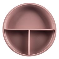 Zopa Divided plate with suction cup Old Pink - Children's Plate