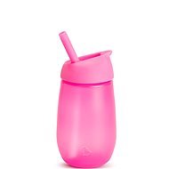Munchkin Hrneček s brčkem Simple Clean 296 ml růžový - Baby cup