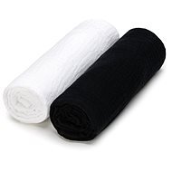 T-tomi Bio Mušelínové pleny Black + White - Cloth Nappies
