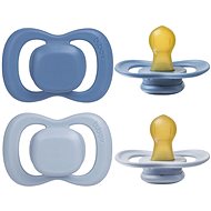 b.box Natural Rubber Soothers 0-6m 2 pcs ocean/sky - Baby Pacifier