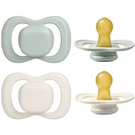 b.box Natural Rubber Soothers 0-6m 2 pcs sage/vanilla - Baby Pacifier