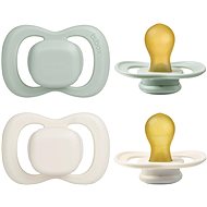 B.Box Dudlíky z přírodního kaučuku 6m+ 2 ks sage/vanilla - Baby Pacifier