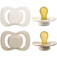 b.box Natural Rubber Soothers 6m+ 2 pcs vanilla/latte - Baby Pacifier