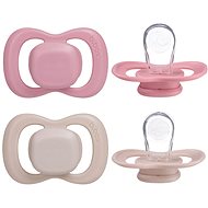 B. Box Silicone Soothers 6m+ 2 pcs berry/blush - Baby Pacifier