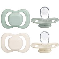 b.box Silicone Soothers 6m+ 2 pcs sage/vanilla - Baby Pacifier