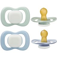 b.box Natural Rubber Soothers 0-6m 2 pcs Glow sky/sage - Baby Pacifier