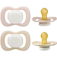 b.box Natural Rubber Soothers 0-6m 2 pcs Glow blush/latte - Baby Pacifier