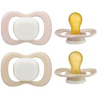 b.box Natural Rubber Soothers 6m+ 2 pcs Glow blush/latte - Baby Pacifier